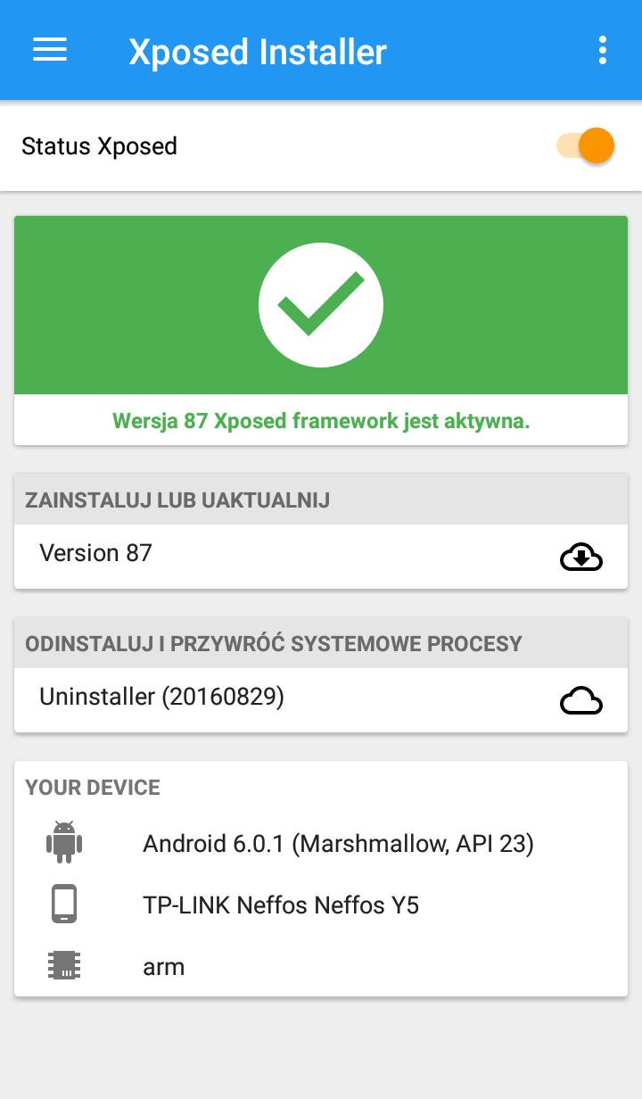 xposed-android-lollipop-marshmalow-tp-link-smartfon-neffos-y5-instalacja