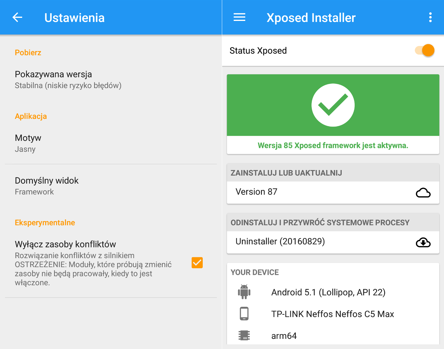 xposed-android-lollipop-marshmalow-tp-link-smartfon-neffos-c5-max-opcje