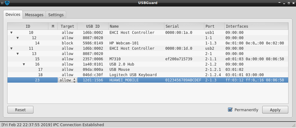 usbguard-usb-device-list-linux-debian