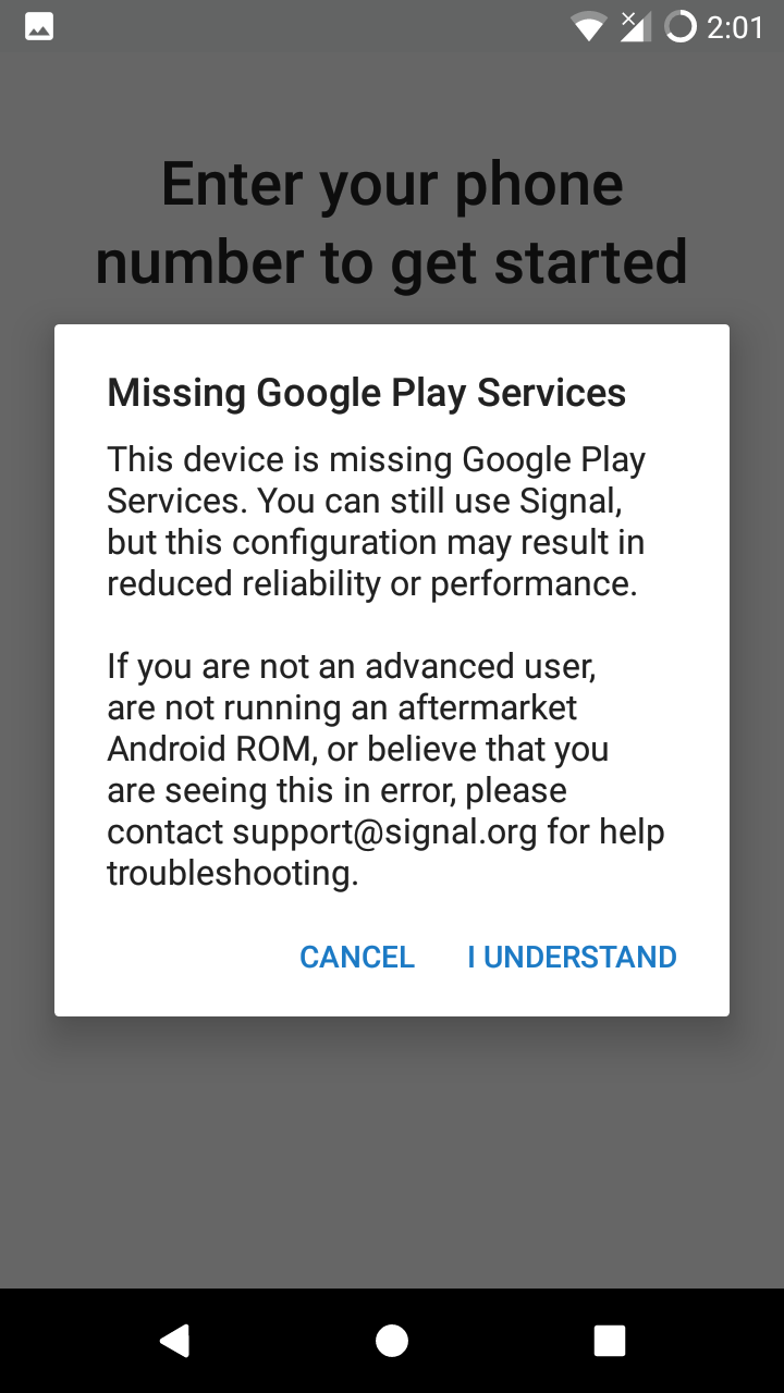 signal-google-play-services-missing