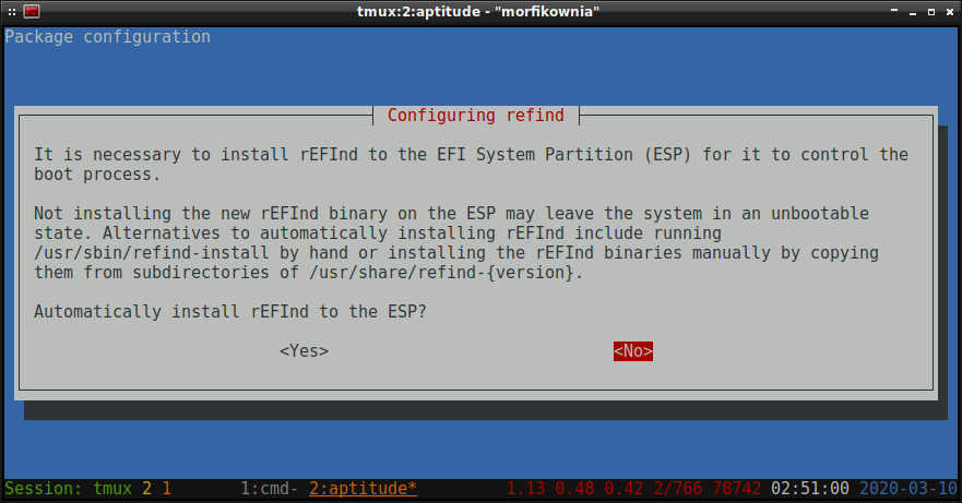 refind-config-debian-ubuntu-live-install-efi-uefi