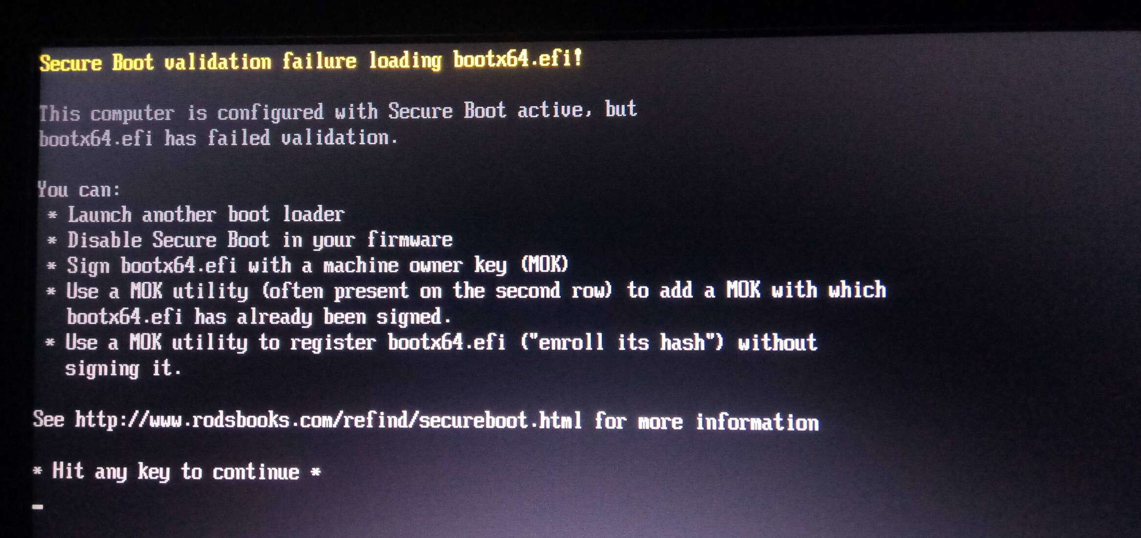 debian-linux-secure-boot-validation-failure-live-ubuntu