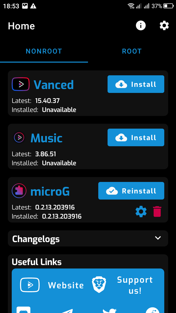 android-youtube-yt-vanced-microg-manager-block-commercials-microg-installed