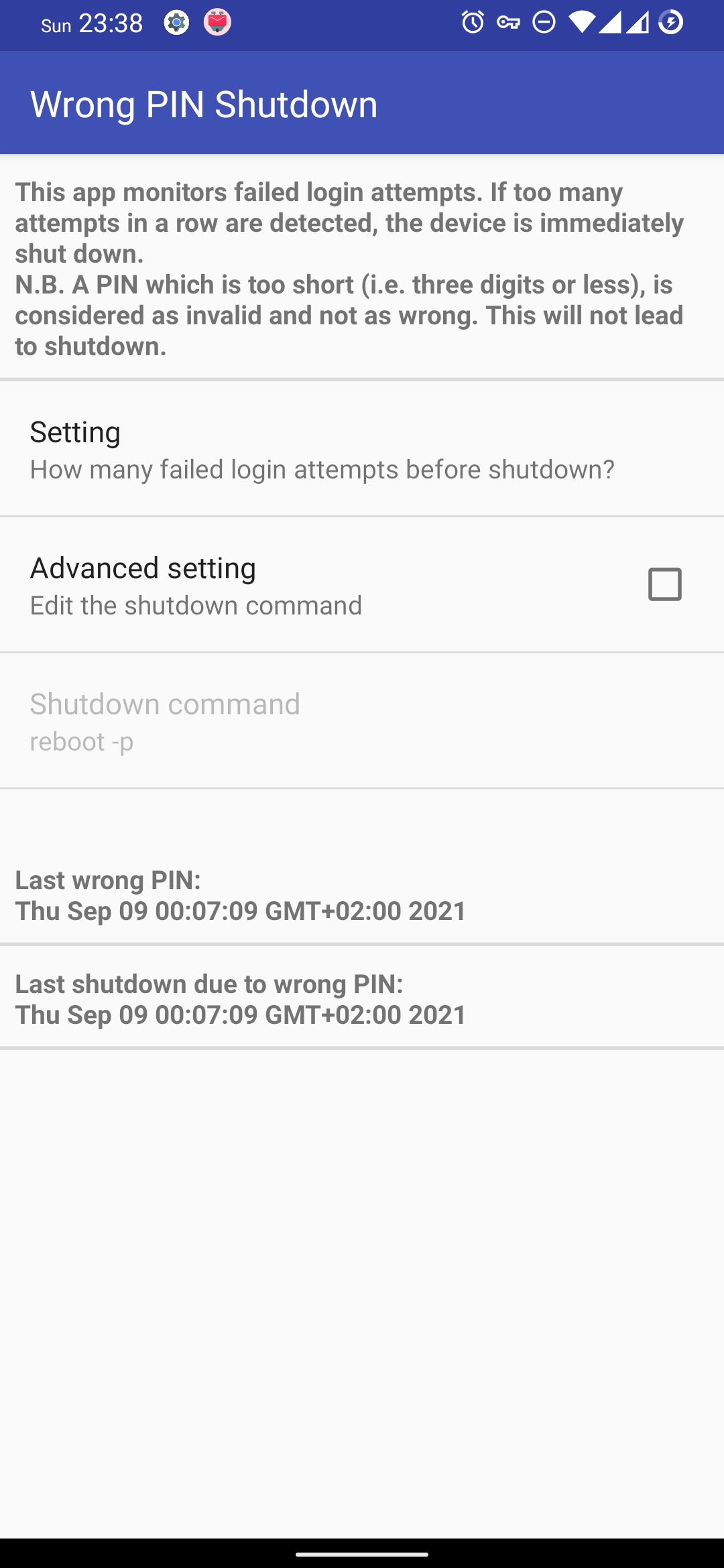 android-lockdown-mode-wrong-pin-shutdown-settings