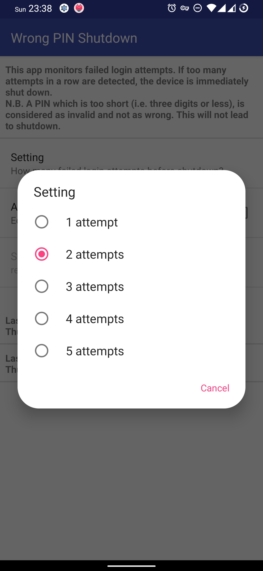android-lockdown-mode-wrong-pin-shutdown-settings